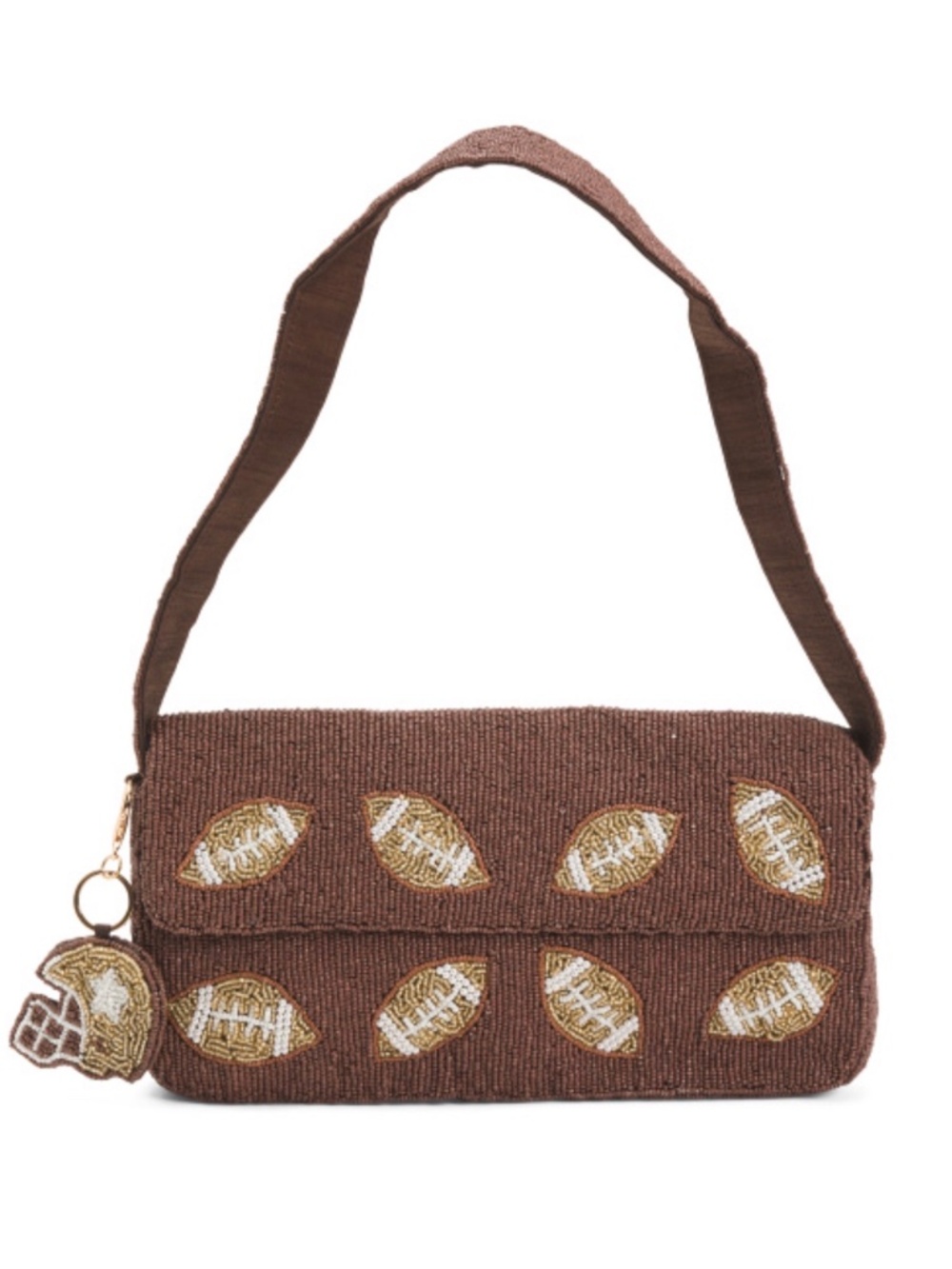 Football beaded bag!